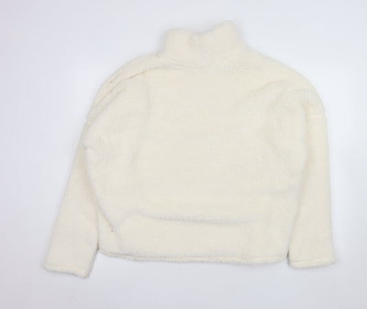 Womens UK Size XL Marks and Spencer Ivory Pullover Sweatshirt