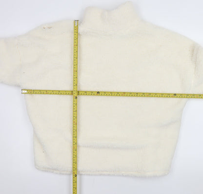 Womens UK Size XL Marks and Spencer Ivory Pullover Sweatshirt