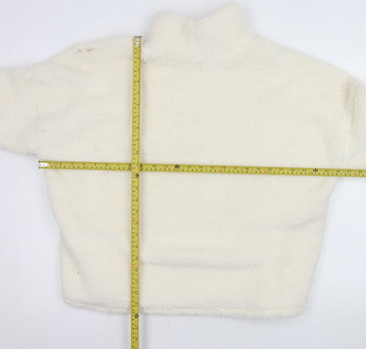 Womens UK Size XL Marks and Spencer Ivory Pullover Sweatshirt