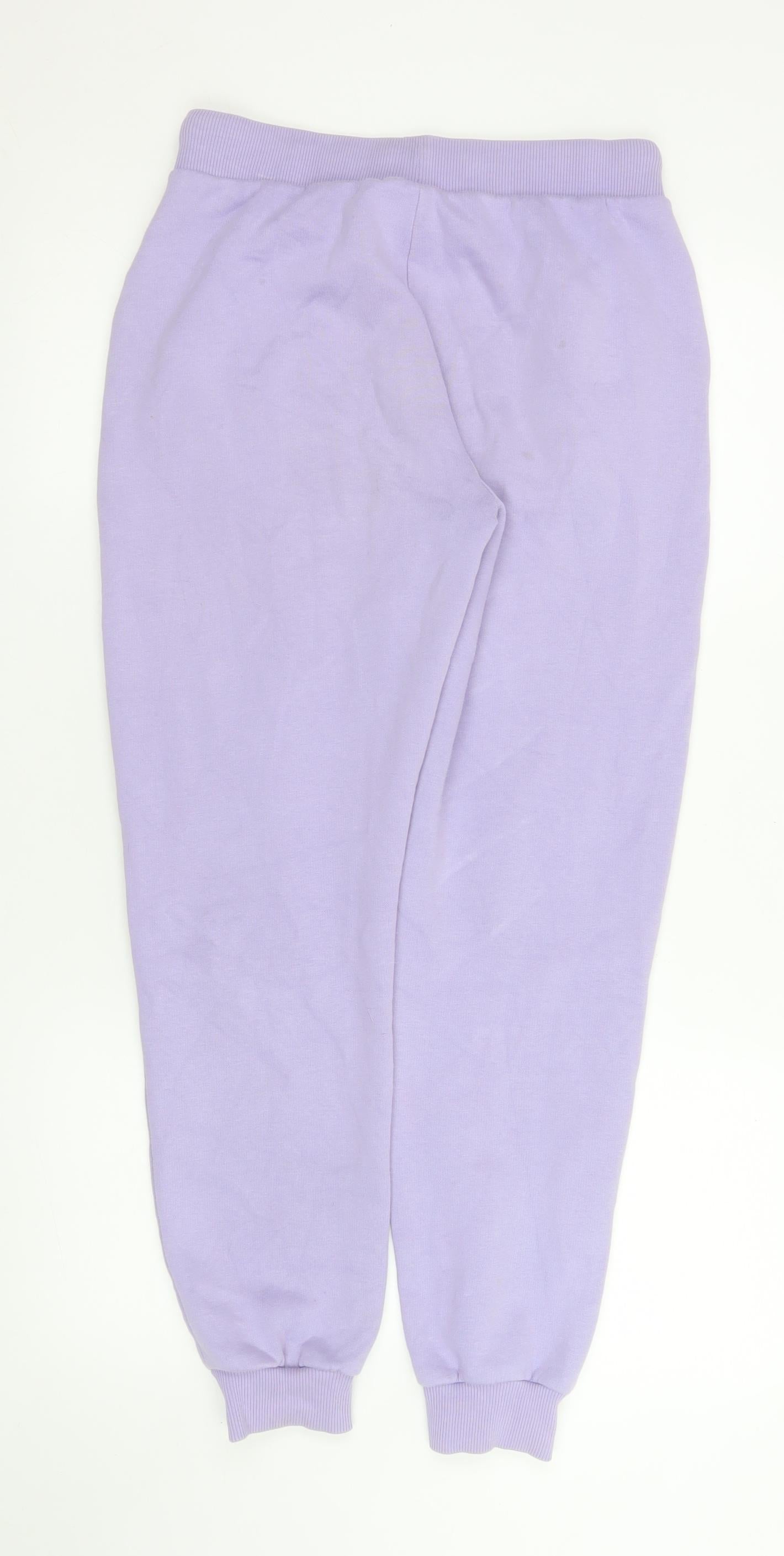 Womens UK Size S nu-in Relaxed Fit Jogger Purple Trousers