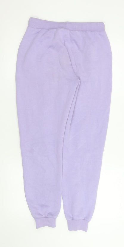 Womens UK Size S nu-in Relaxed Fit Jogger Purple Trousers
