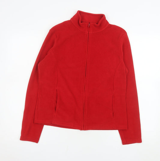Womens UK Size 14 Marks and Spencer Red Basic Jacket