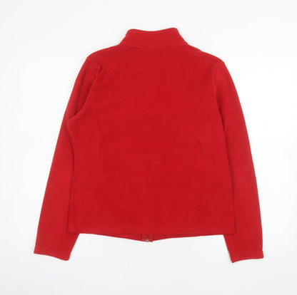 Womens UK Size 14 Marks and Spencer Red Basic Jacket