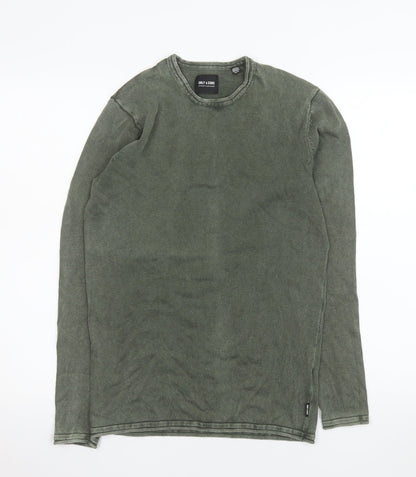 Mens UK Size XS ONLY & SONS Green Pullover Jumper
