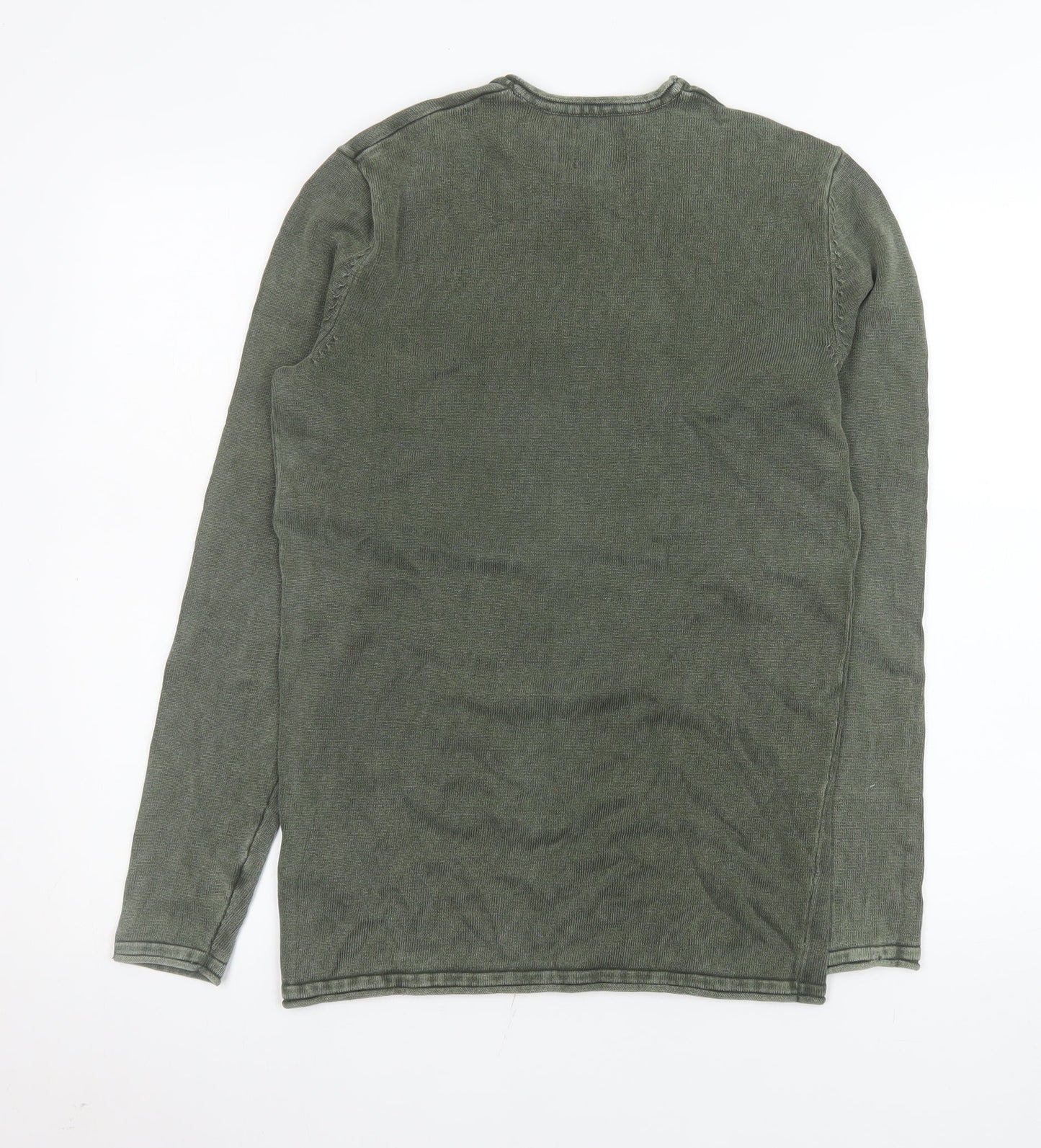 Mens UK Size XS ONLY & SONS Green Pullover Jumper