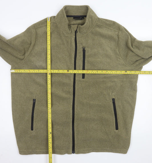 Mens UK Size 2XL Workwear Green Basic Jacket
