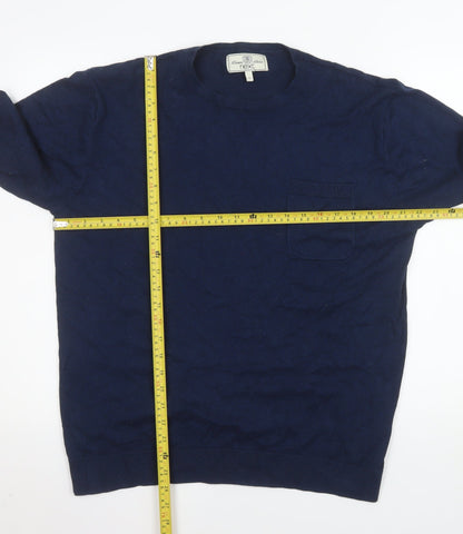 Mens UK Size XL NEXT Blue Pullover Jumper