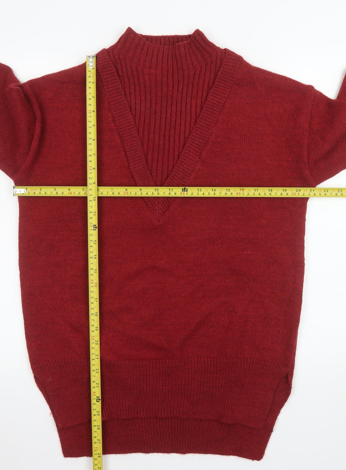 Mens UK Size S NEXT Red Pullover Jumper