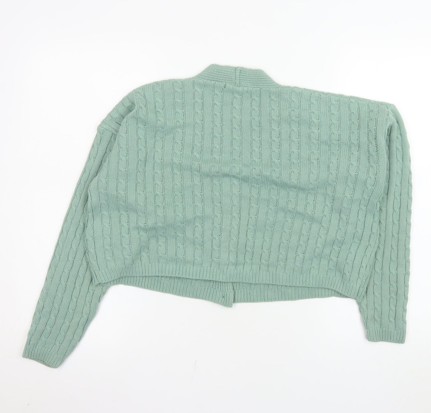 Womens UK Size S Nasty Gal Green Cardigan Jumper