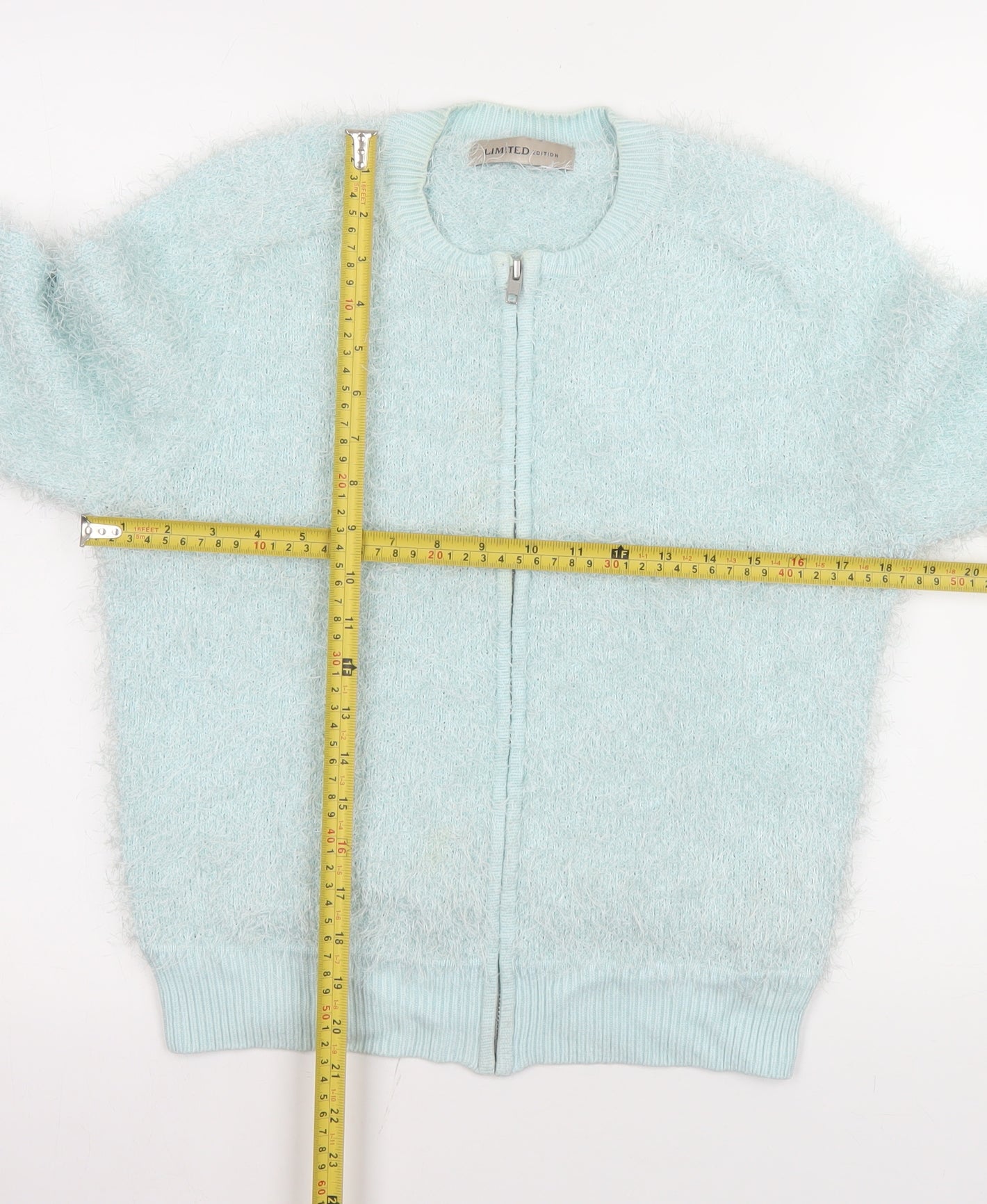 Womens UK Size 12 Marks and Spencer Blue Bomber Jacket