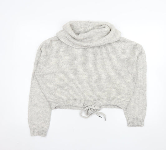 Womens UK Size XS H&M Grey Pullover Jumper