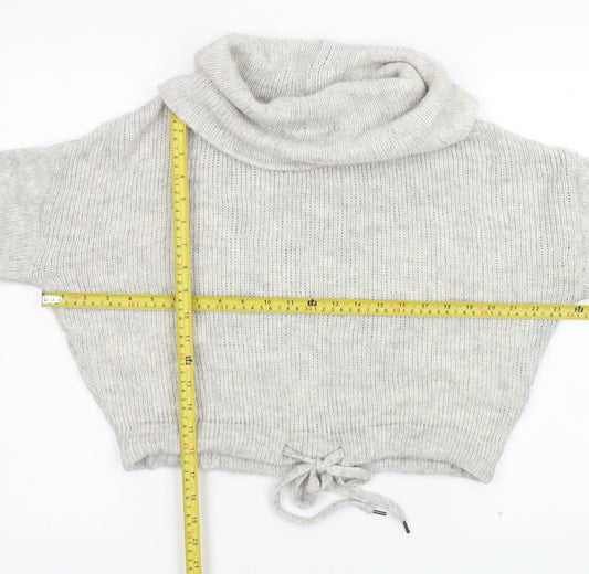 Womens UK Size XS H&M Grey Pullover Jumper