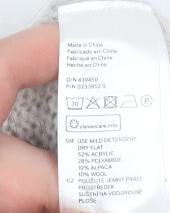 Womens UK Size XS H&M Grey Pullover Jumper