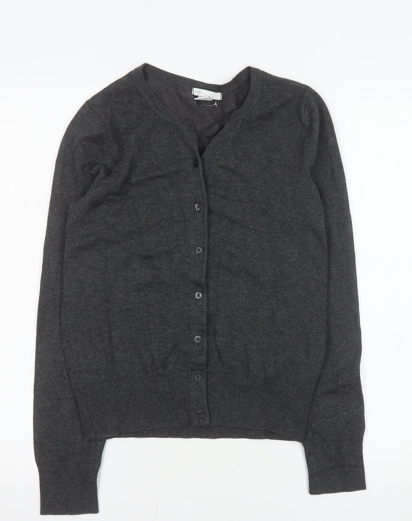 Womens UK Size S H&M Grey Cardigan Jumper