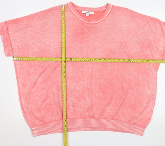 Womens UK Size XL NEXT Pink Pullover Sweatshirt