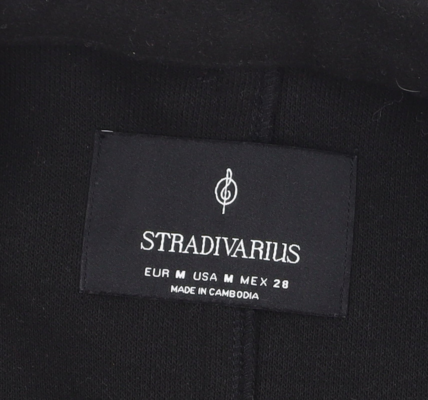 Womens UK Size 12 Stradivarius Black Overcoat