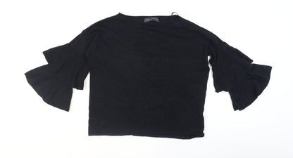 Womens UK Size 12 Marks and Spencer Black Pullover Jumper