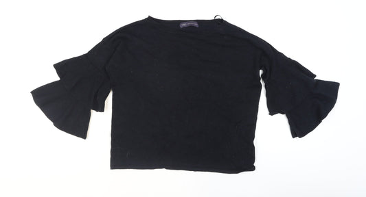 Womens UK Size 12 Marks and Spencer Black Pullover Jumper
