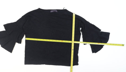 Womens UK Size 12 Marks and Spencer Black Pullover Jumper