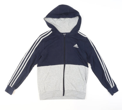 Boys UK Size 11-12 Years adidas Multicoloured Full Zip Hoodie