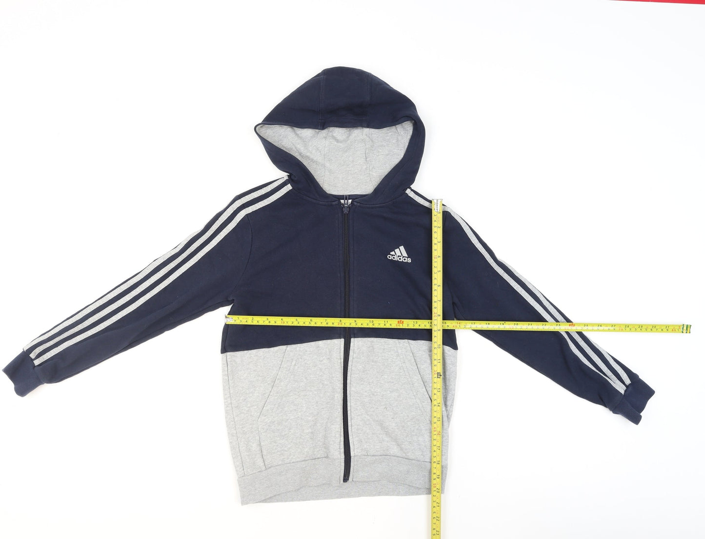 Boys UK Size 11-12 Years adidas Multicoloured Full Zip Hoodie