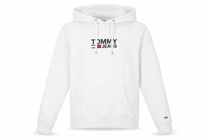 Mens UK Size XS Tommy Jeans White Pullover Hoodie