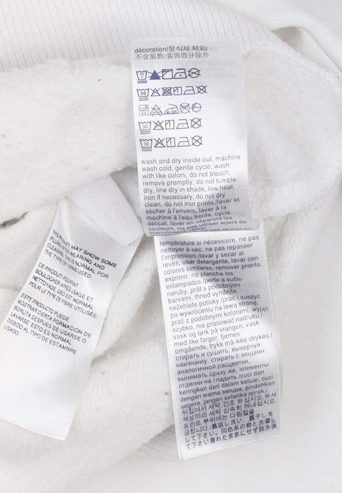 Mens UK Size XS Tommy Jeans White Pullover Hoodie