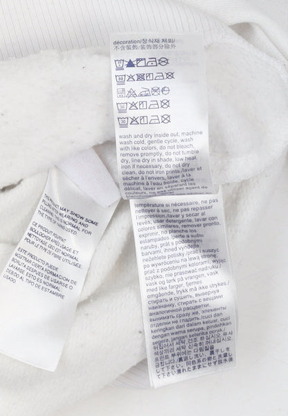 Mens UK Size XS Tommy Jeans White Pullover Hoodie