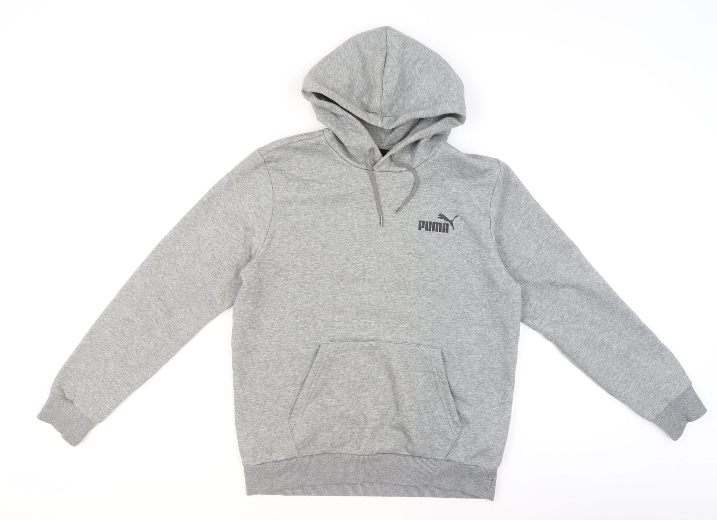 Mens UK Size S PUMA Grey Pullover Hoodie