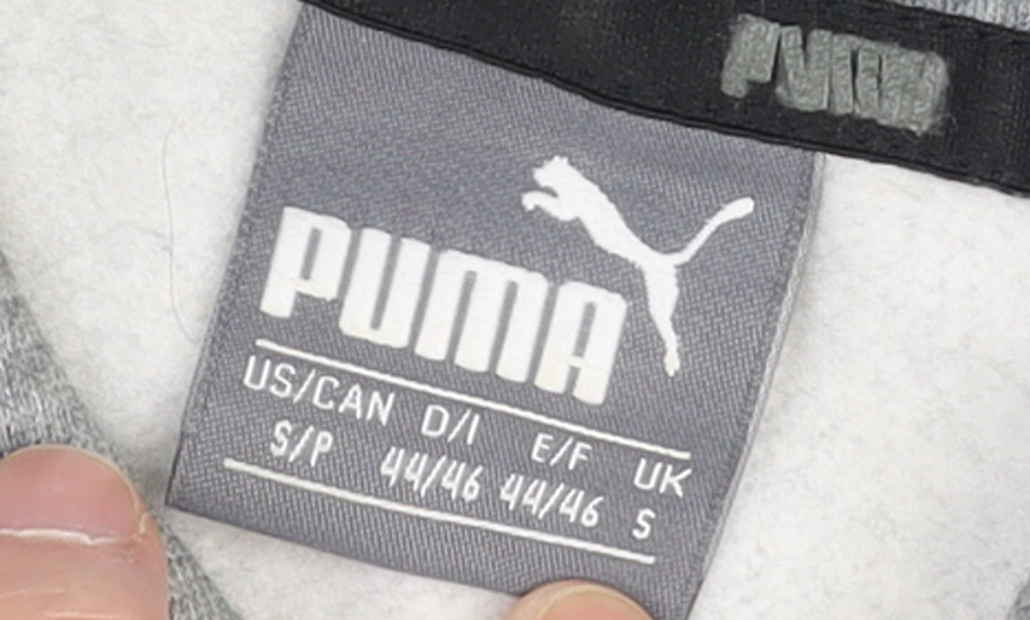 Mens UK Size S PUMA Grey Pullover Hoodie