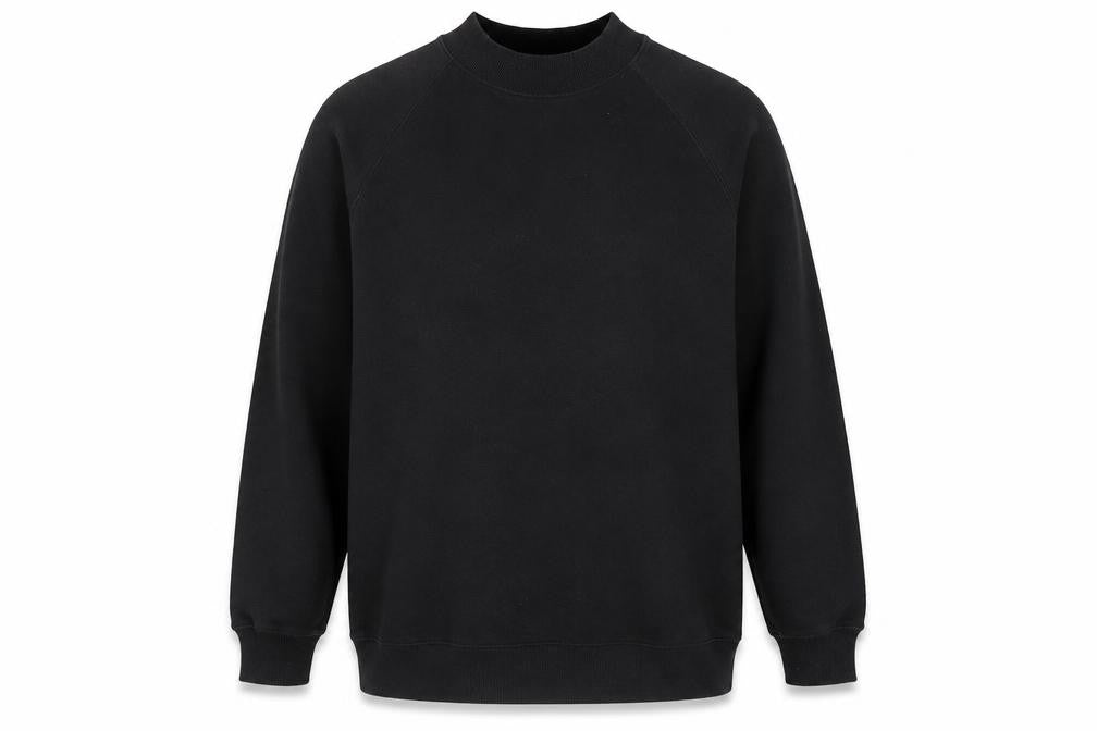 Mens UK Size M Pull&Bear Black Pullover Sweatshirt