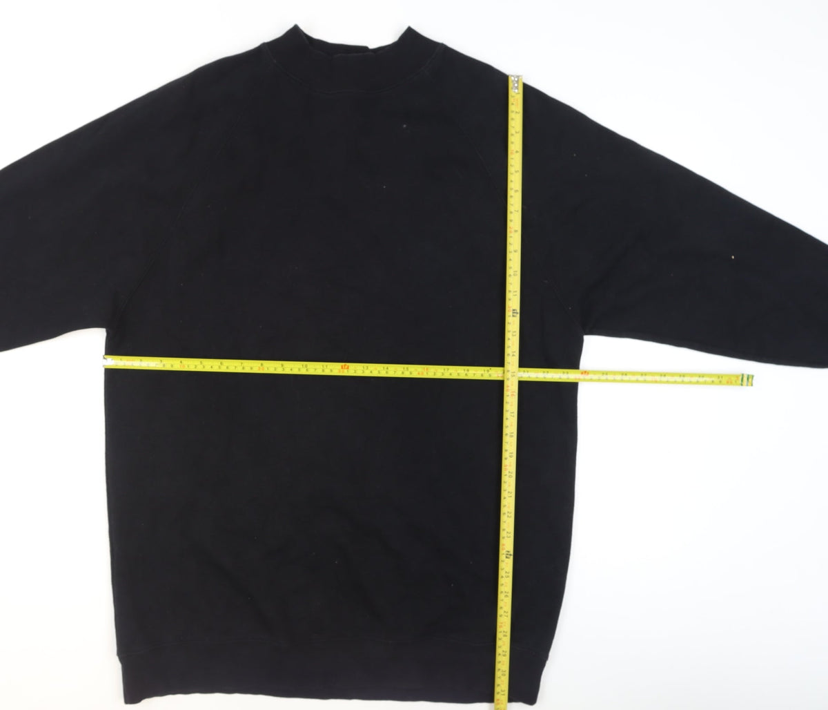 Mens UK Size M Pull&Bear Black Pullover Sweatshirt