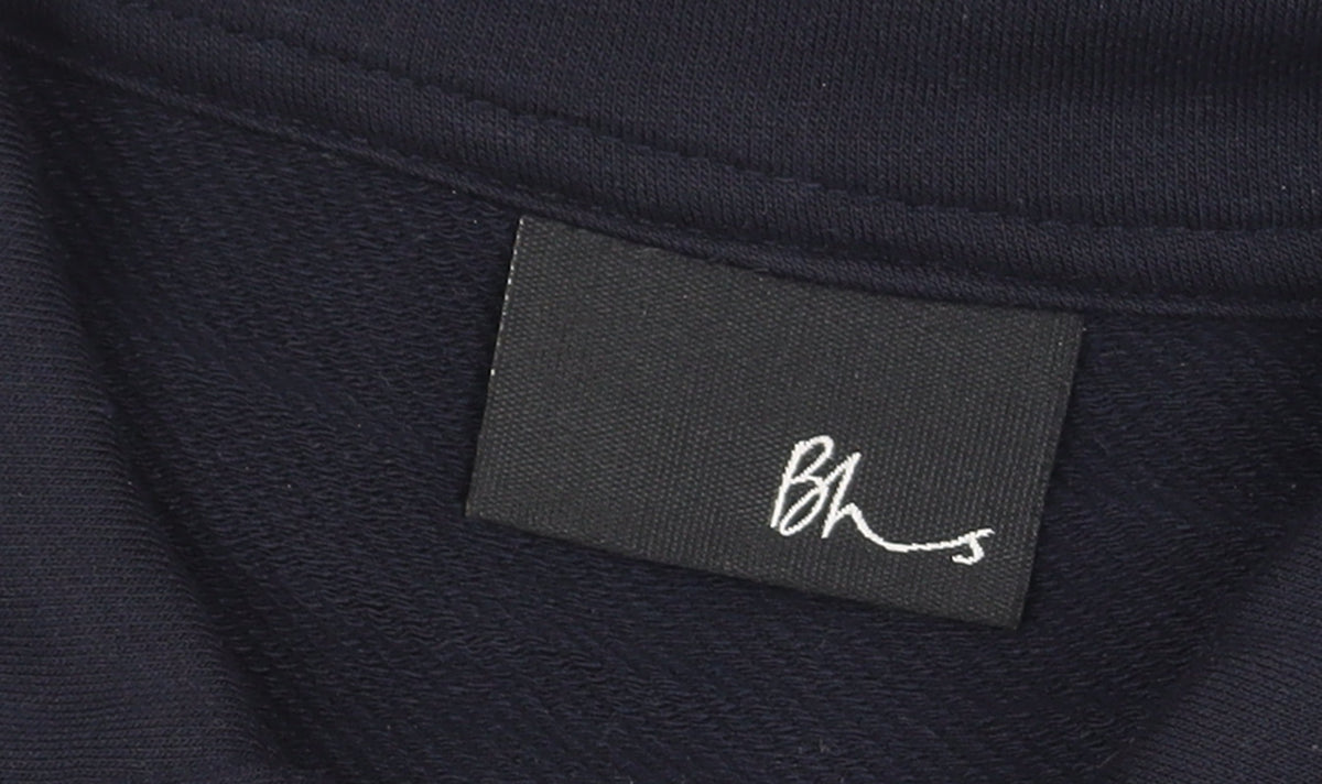 Mens UK Size M BHS Blue Henley Sweatshirt