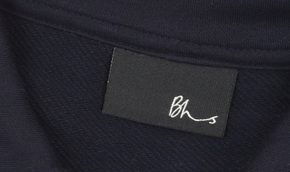 Mens UK Size M BHS Blue Henley Sweatshirt