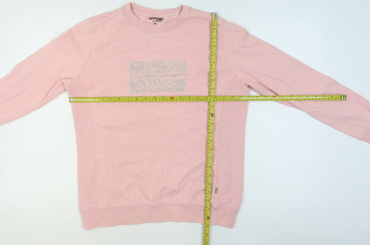 Womens UK Size L Napapijri Pink Pullover Sweatshirt