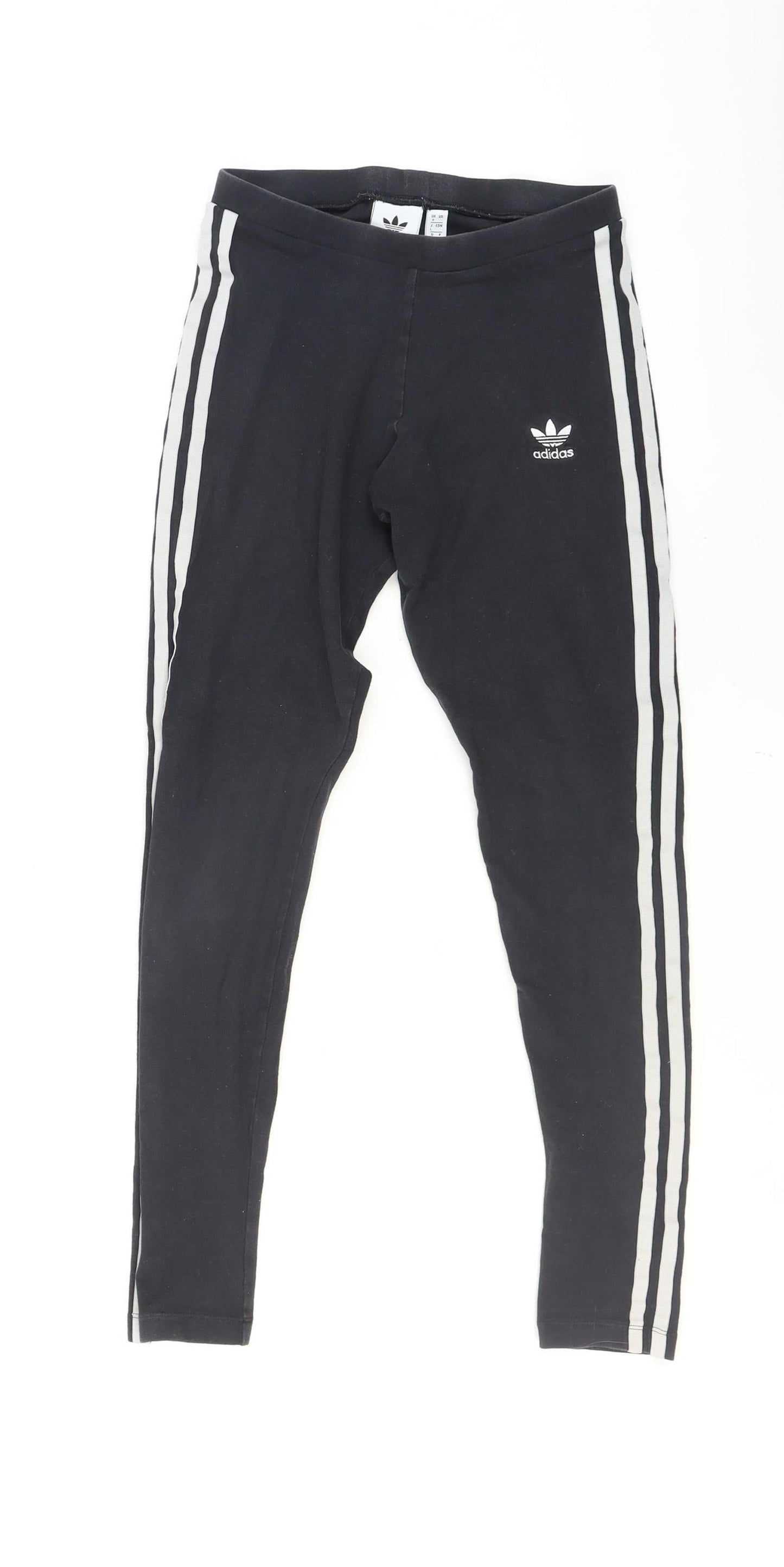 Womens UK Size 8 adidas  Leggings Black Leggings