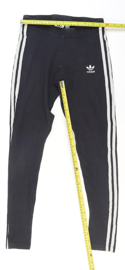 Womens UK Size 8 adidas  Leggings Black Leggings