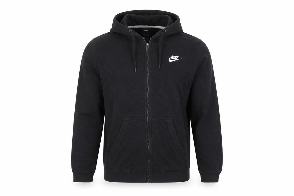 Mens UK Size L Nike Black Full Zip Hoodie