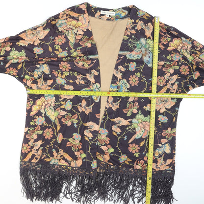 Womens UK Size S J&S Millenium Multicoloured Kimono Blouse