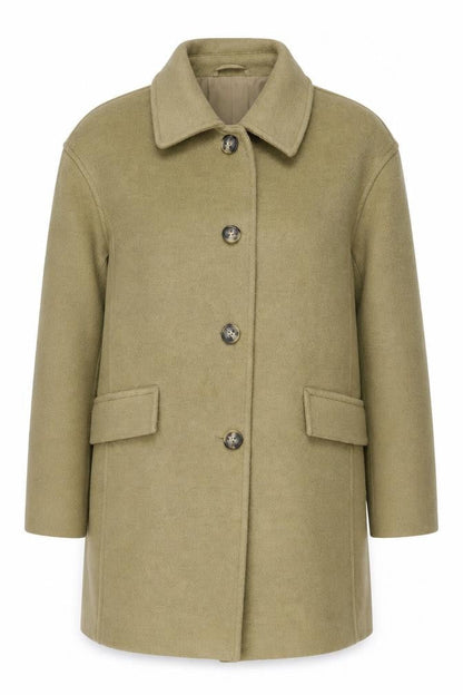 Marks & Spencer Women's Beige Petite Overcoat Size 12