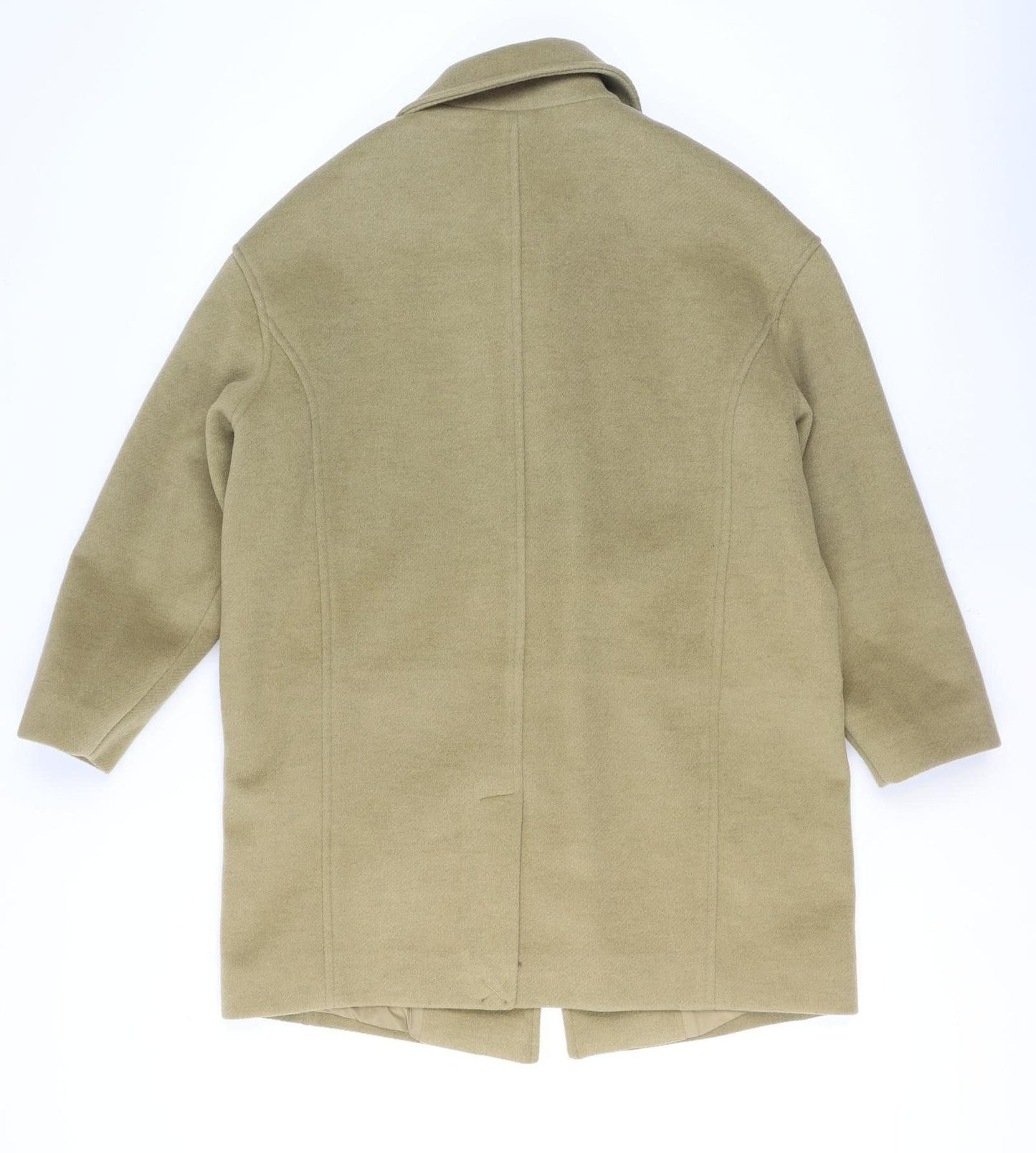 Womens UK Size 12 Marks and Spencer Beige Overcoat