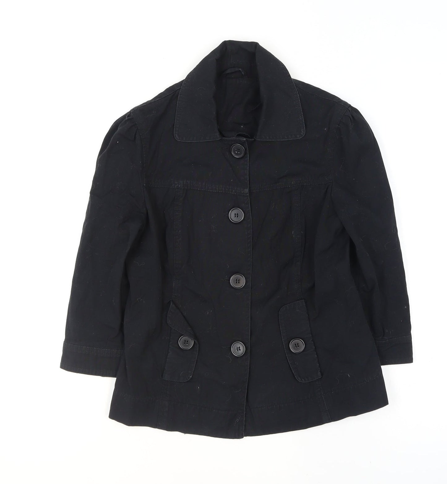 Womens UK Size 8 Dorothy Perkins Black Basic Jacket