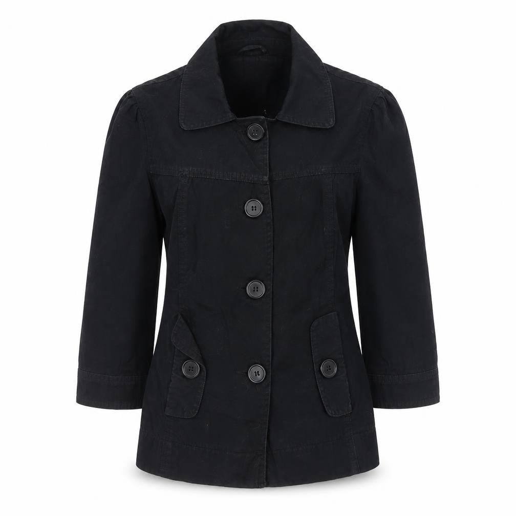 Womens UK Size 8 Dorothy Perkins Black Basic Jacket