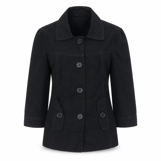 Womens UK Size 8 Dorothy Perkins Black Basic Jacket