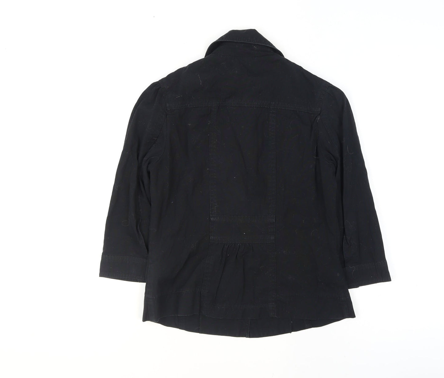 Womens UK Size 8 Dorothy Perkins Black Basic Jacket