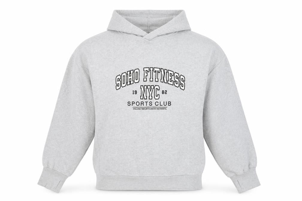 Mens UK Size M NEXT Grey Pullover Hoodie