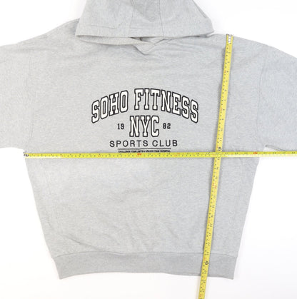 Mens UK Size M NEXT Grey Pullover Hoodie