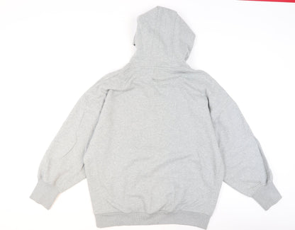 Mens UK Size M NEXT Grey Pullover Hoodie