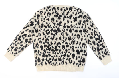 Womens UK Size 10 Dorothy Perkins Beige Pullover Jumper