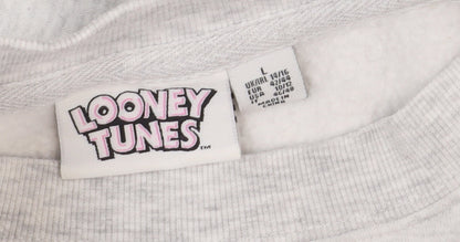 Womens UK Size L Looney Tunes Multicoloured Pullover Sweatshirt